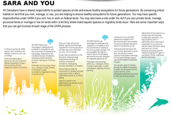 SARA β Species at Risk Act β Conceptual Framework